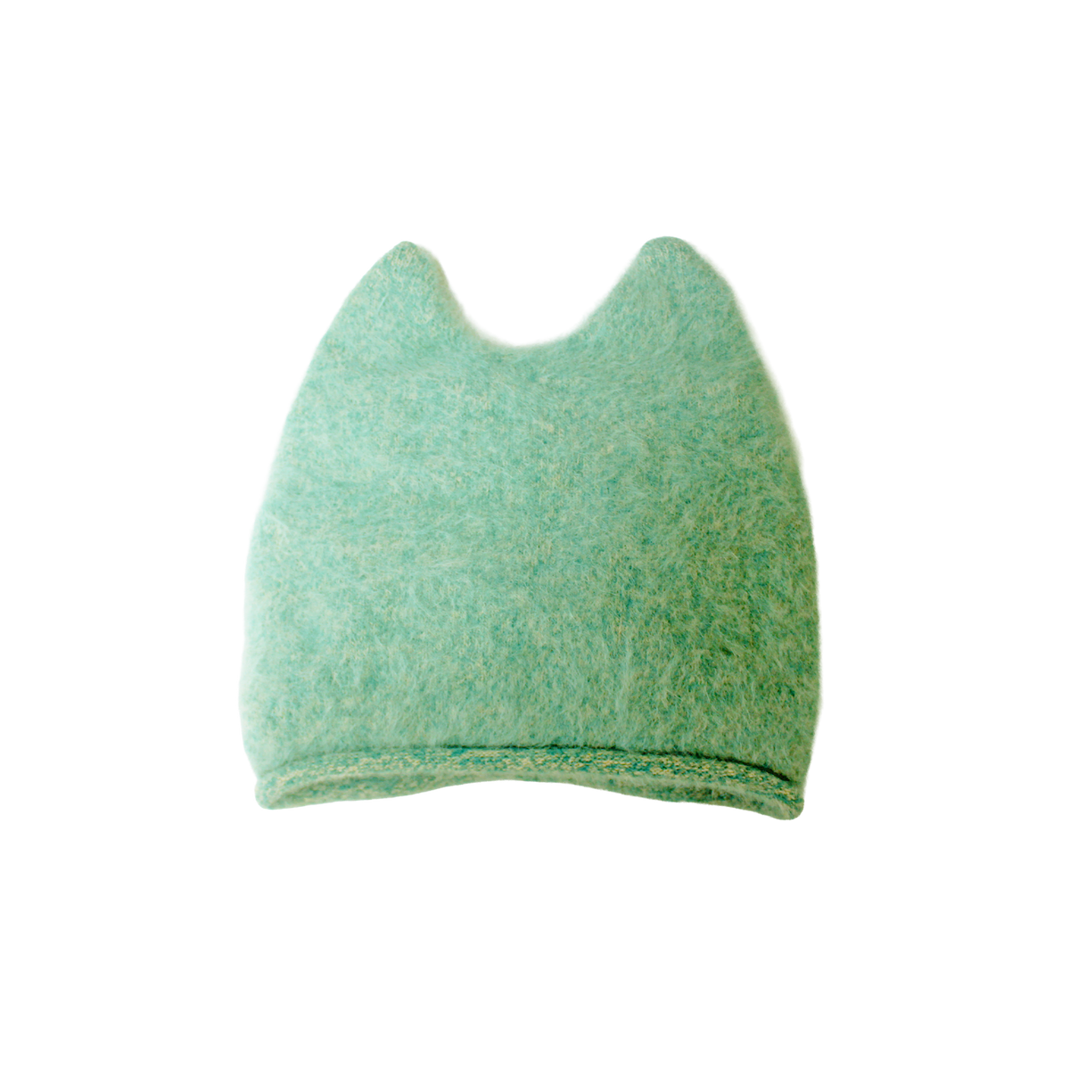 H-25-50｜ふわふわ アンゴラ 猫耳 ニットワッチ