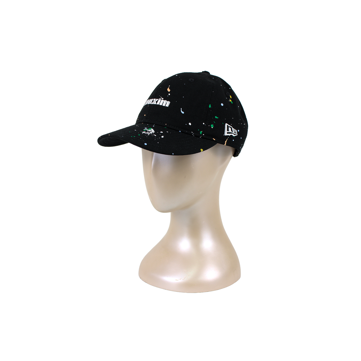 B-69-51｜【洗える】【NEW ERA｜Maxim】 カラフルペイント コットンキャップ
