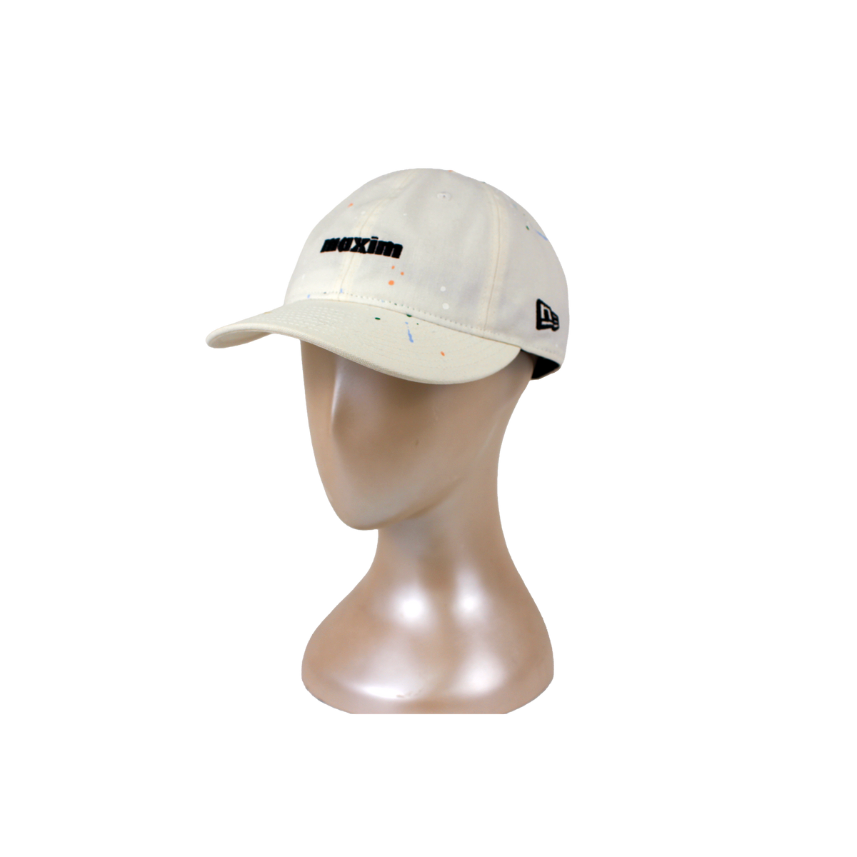 B-69-51｜【洗える】【NEW ERA｜Maxim】 カラフルペイント コットンキャップ
