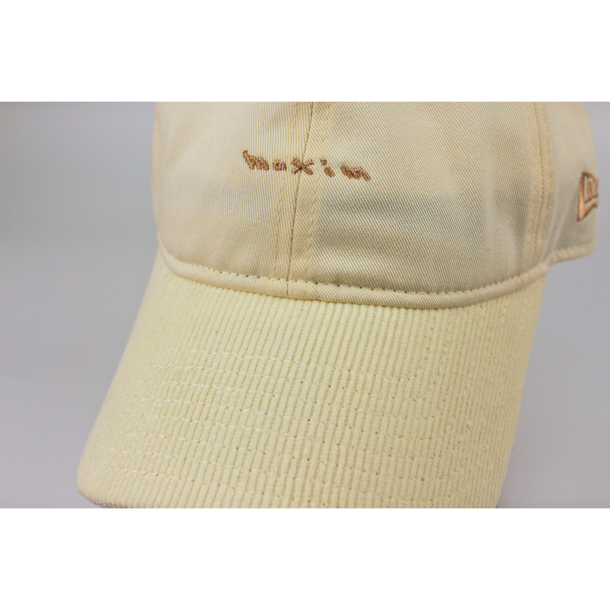 B-69-52｜【洗える】【NEW ERA｜Maxim】コーデュロイブリム コットンキャップ