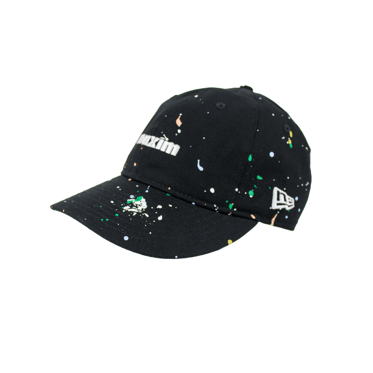 B-69-51｜【洗える】【NEW ERA｜Maxim】 カラフルペイント コットンキャップ