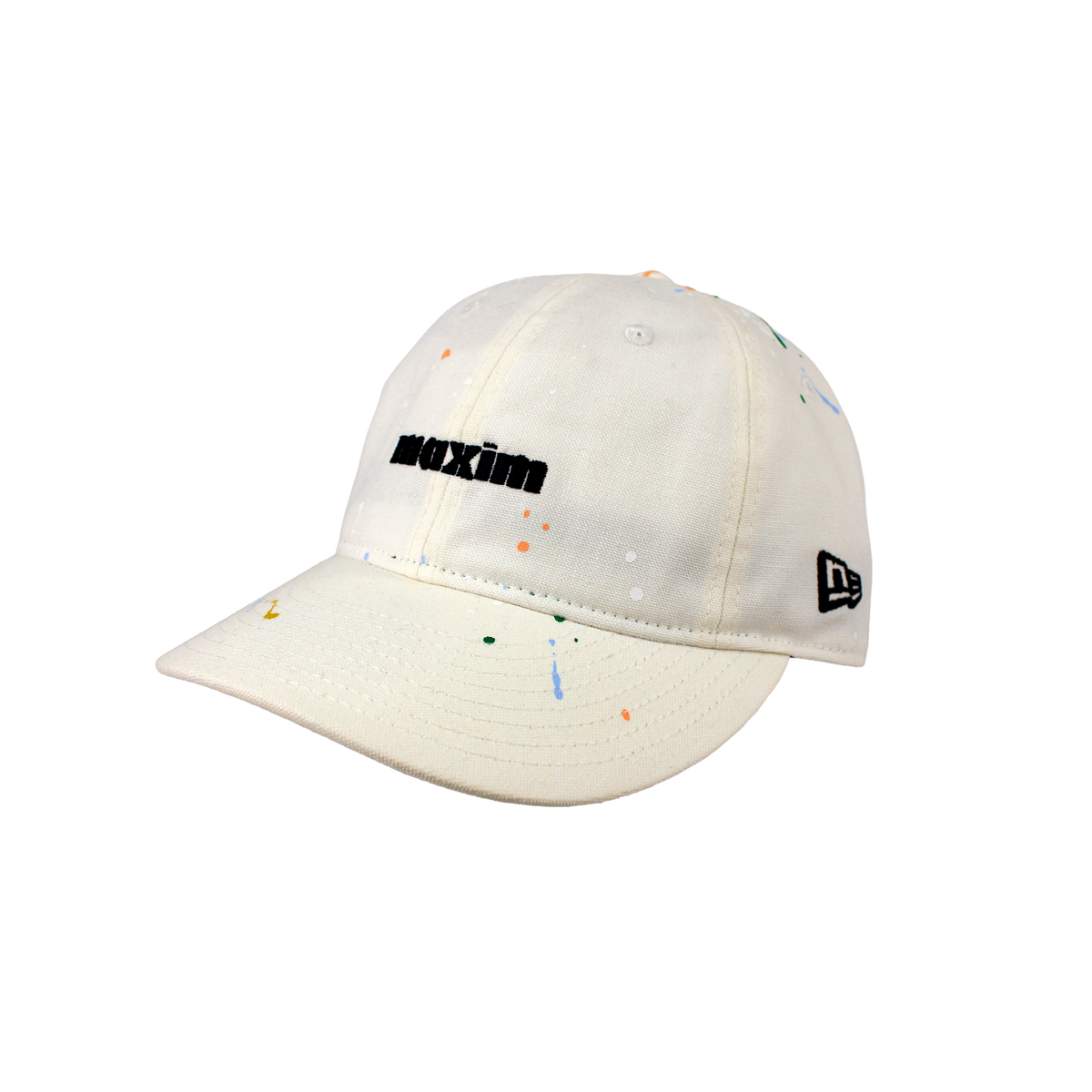 B-69-51｜【洗える】【NEW ERA｜Maxim】 カラフルペイント コットンキャップ