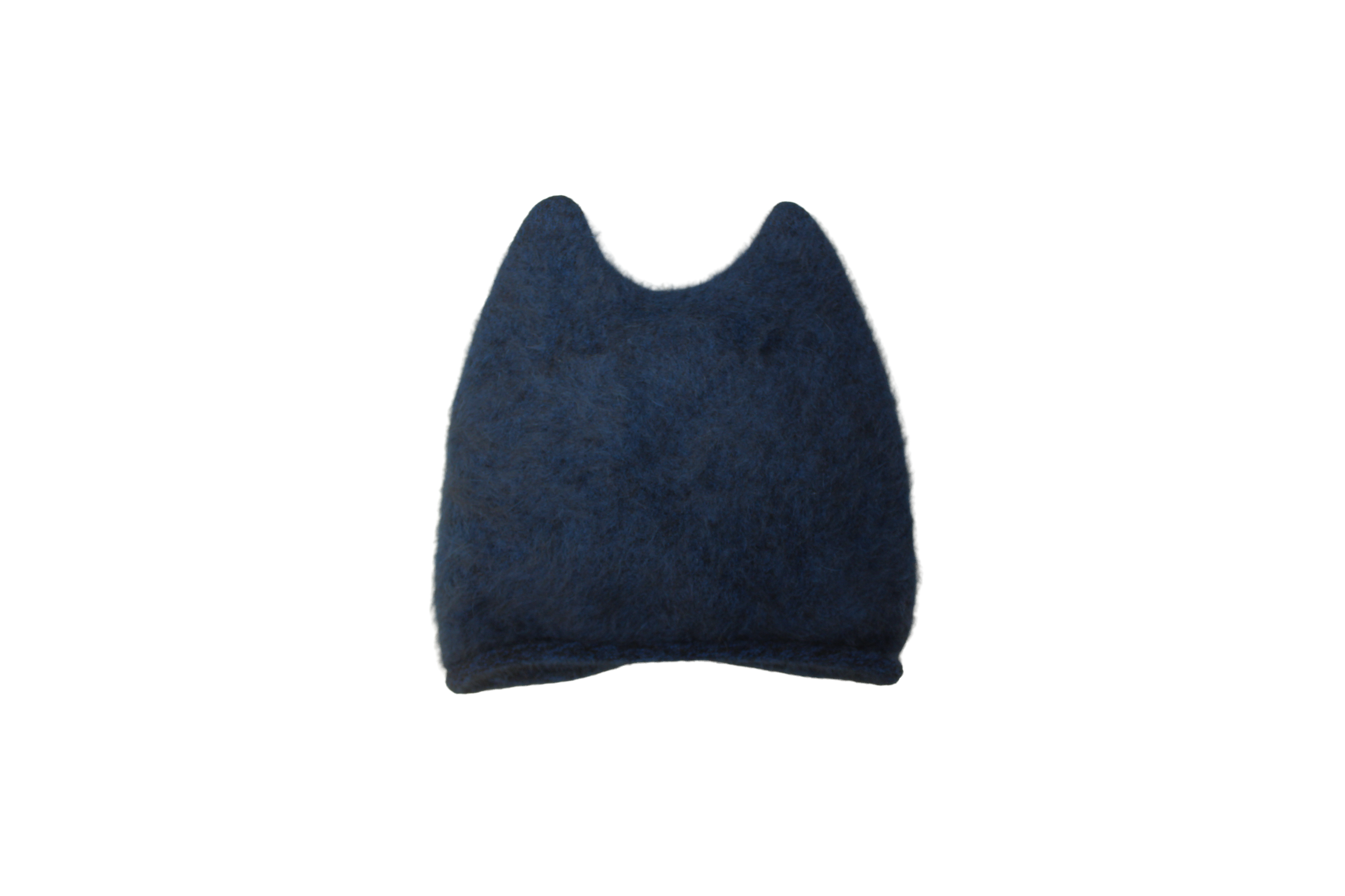 H-25-50｜ふわふわ アンゴラ 猫耳 ニットワッチ