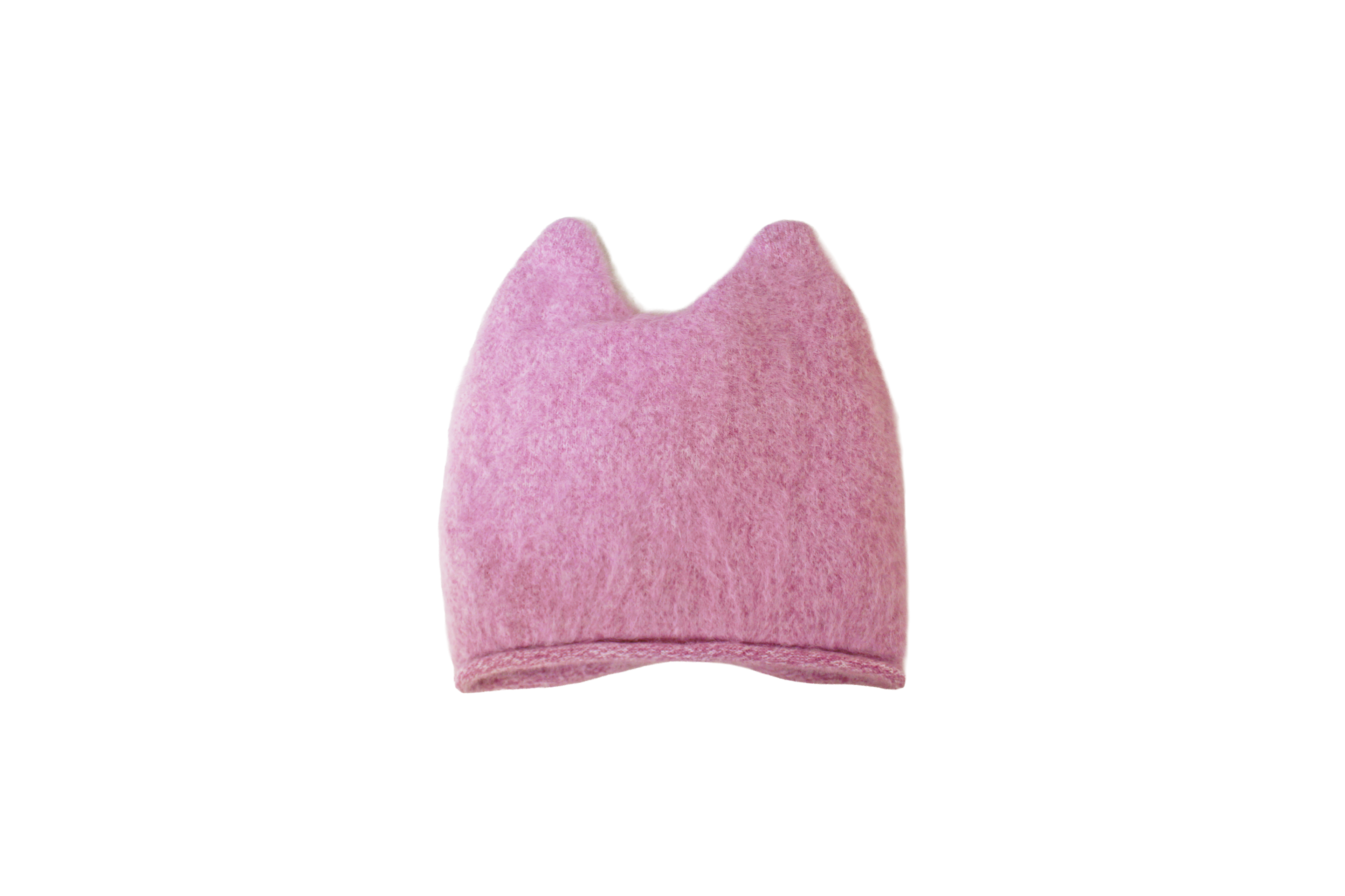 H-25-50｜ふわふわ アンゴラ 猫耳 ニットワッチ
