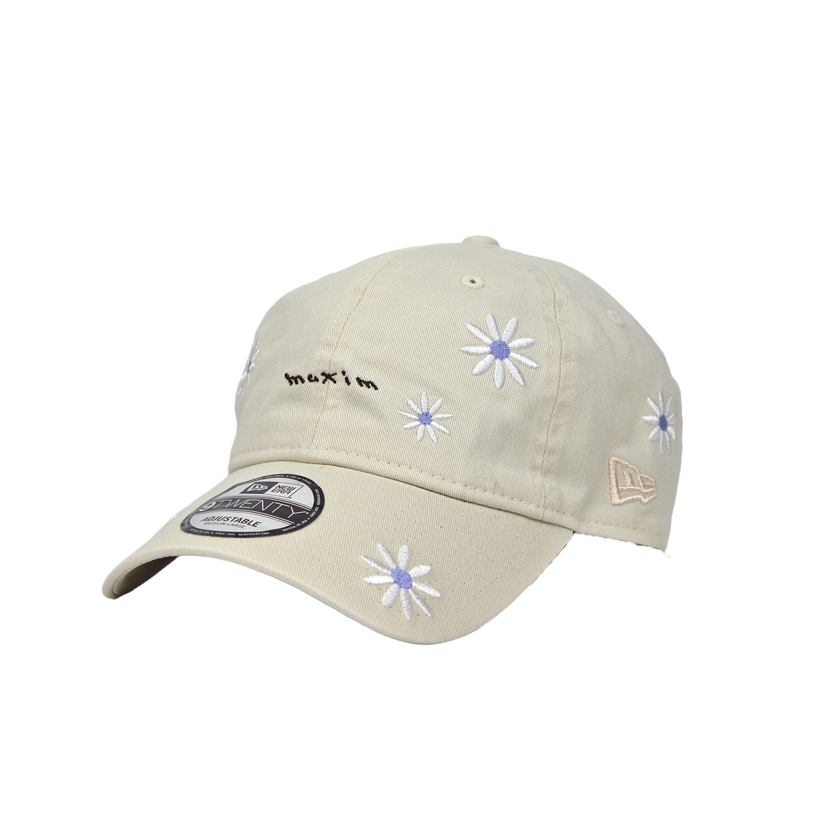 B-69-01｜【Maxim × NEW ERA】 【洗える】9TWENTY フラワー刺繍キャップ