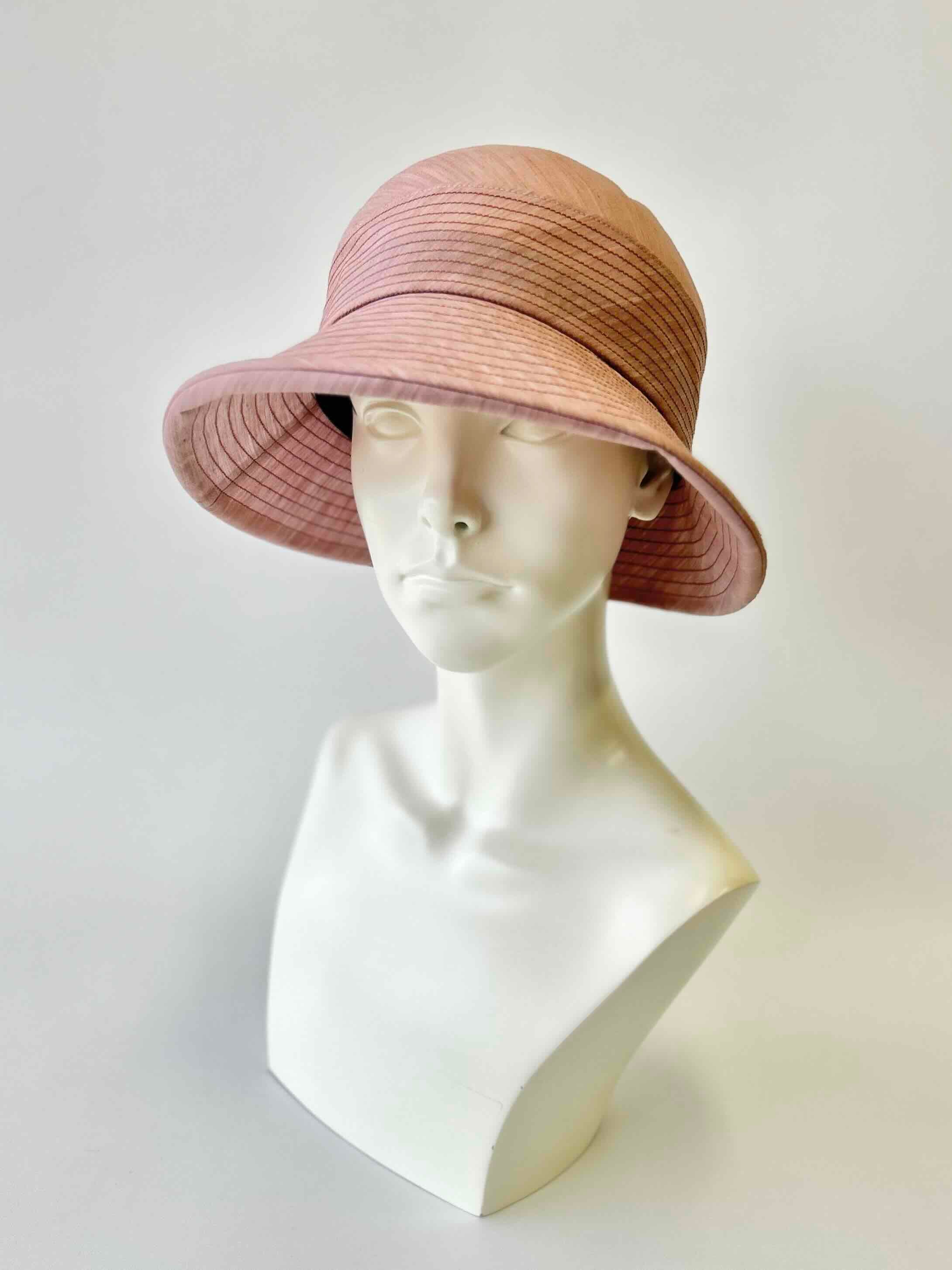 M-32-19｜【S/Lサイズ展開あり】【洗える】【たためる】近江麻混 ふくれつば ハット ***