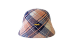 K-40-50｜チェック柄 ウール クロッシェハット