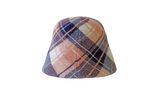 K-40-50｜チェック柄 ウール クロッシェハット