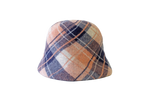 K-40-50｜チェック柄 ウール クロッシェハット