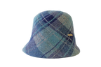 K-40-50｜チェック柄 ウール クロッシェハット