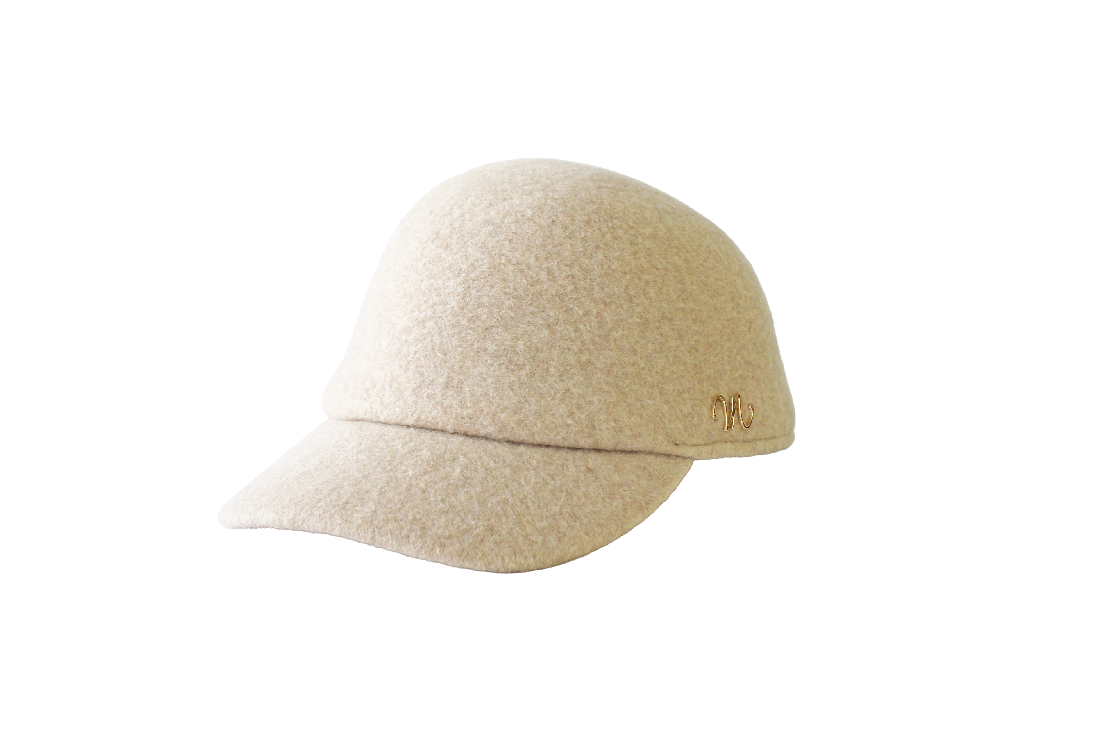 K-55-52｜メタルパーツつき ウール バスクキャップ